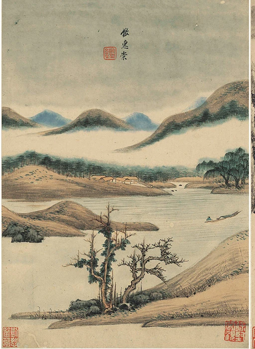 王鉴仿古山水画_06