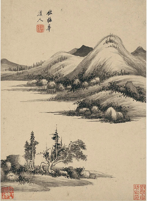 王鉴仿古山水画_02