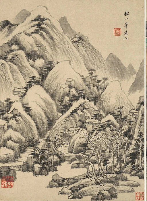 王鉴仿古山水画_16