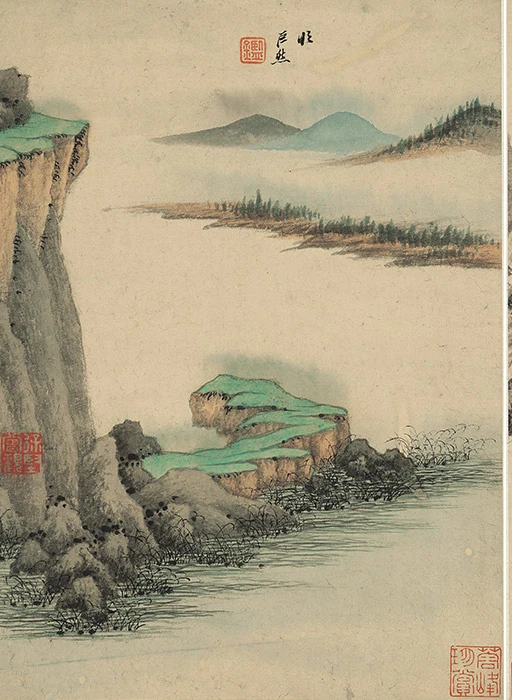 王鉴仿古山水画_17