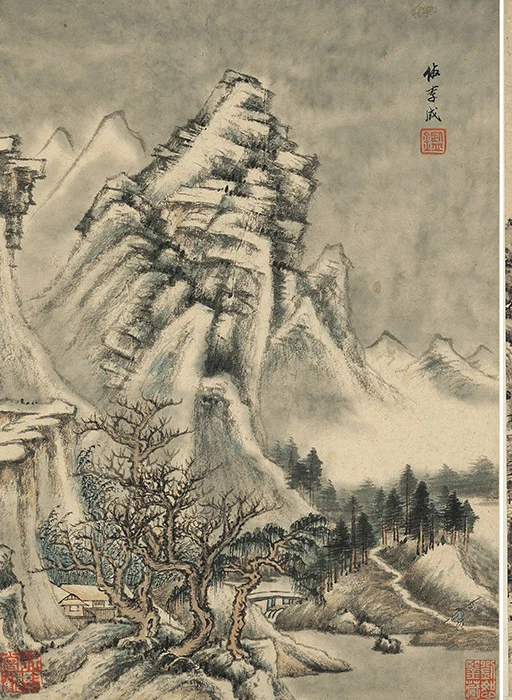 王鉴仿古山水画_10