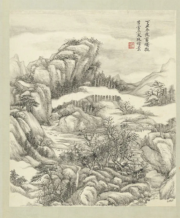 清王原祁仿宋元人山水册_04