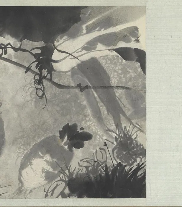 清石涛水墨写意画《诗书画三绝》卷_12