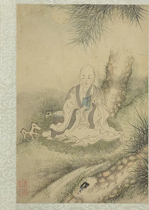 石涛人物画画罗汉册_07
