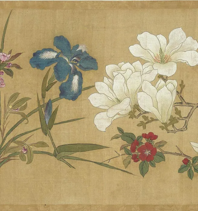 明周之冕花卉卷_15