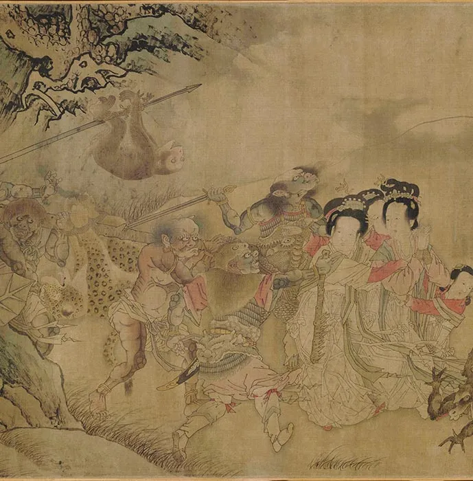 南宋《搜山图》卷_09