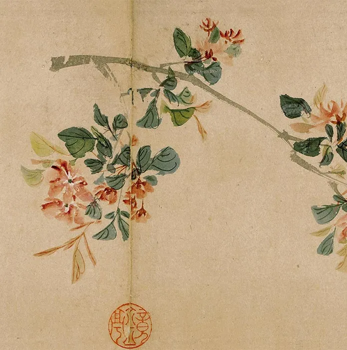 周之冕花卉画《群英吐秀图》卷_10