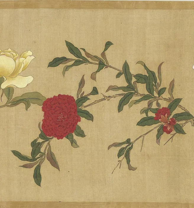 明周之冕花卉卷_11