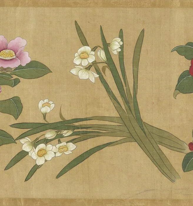 明周之冕花卉卷_04
