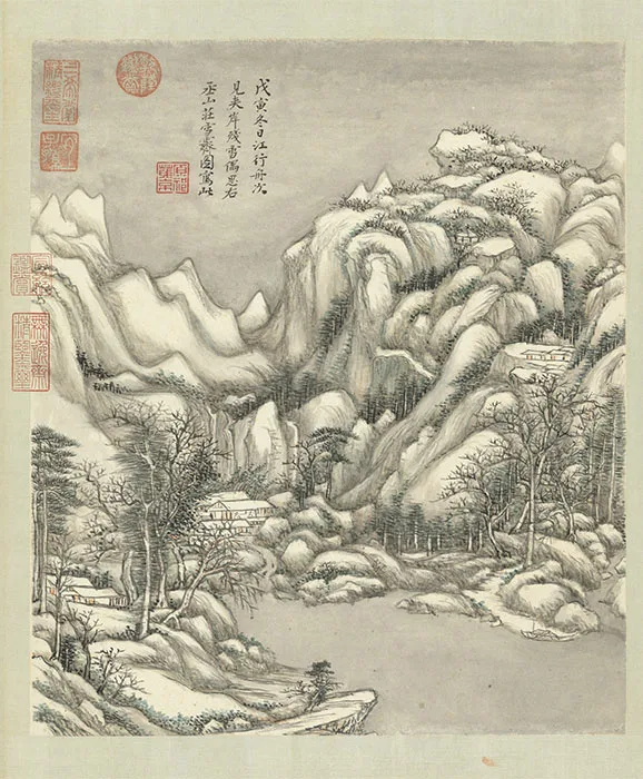 清王原祁仿宋元人山水册_02
