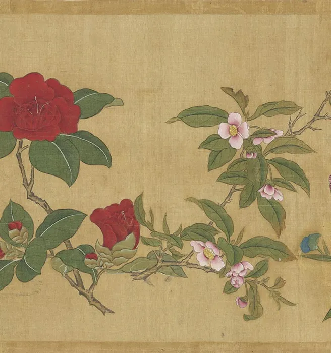 明周之冕花卉卷_05