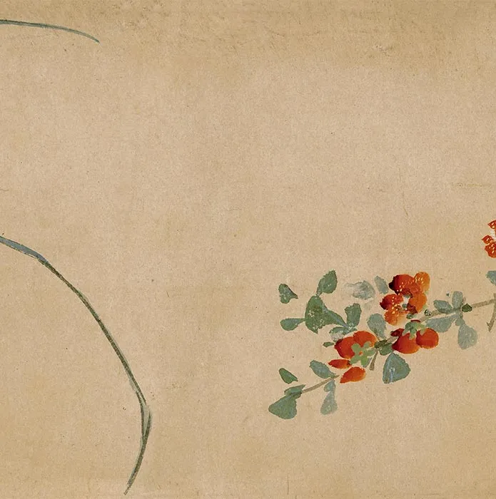 周之冕花卉画《群英吐秀图》卷_16