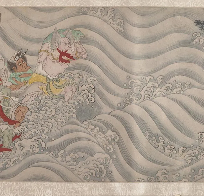 明郑重二郎神搜山图_06