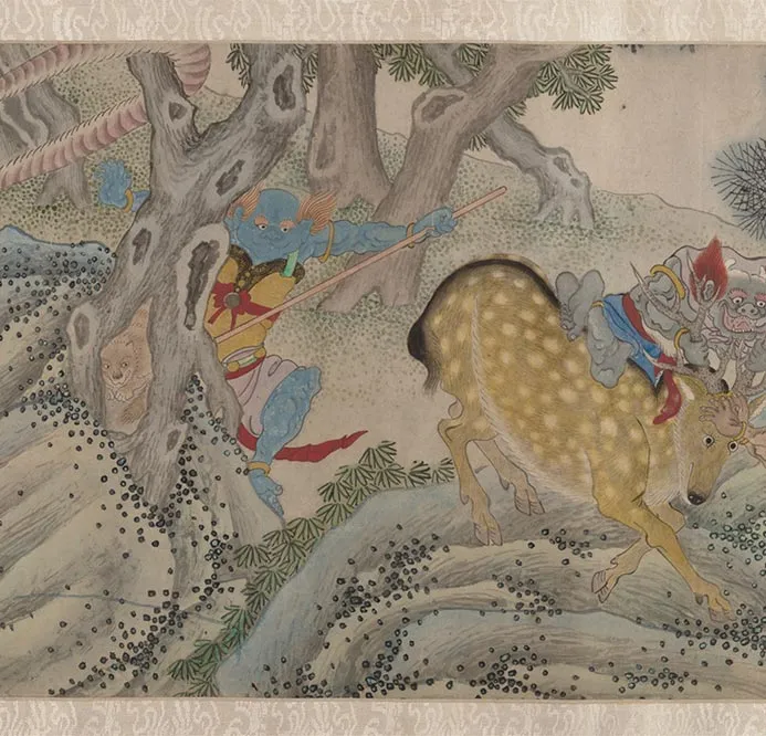 明郑重二郎神搜山图_18