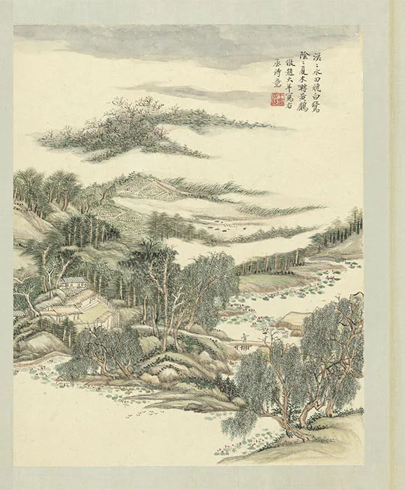 清王原祁仿宋元人山水册_08