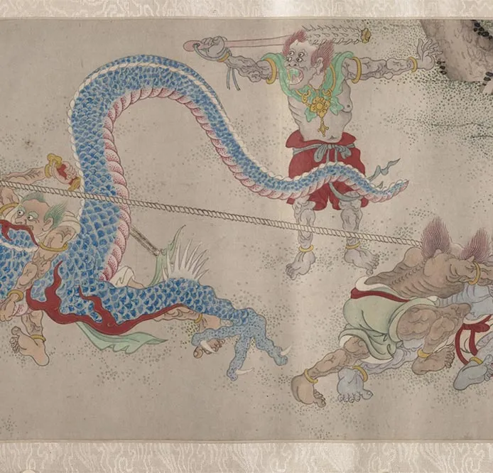 明郑重二郎神搜山图_09