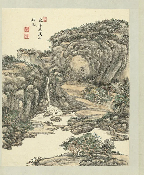 清王原祁仿宋元人山水册_09