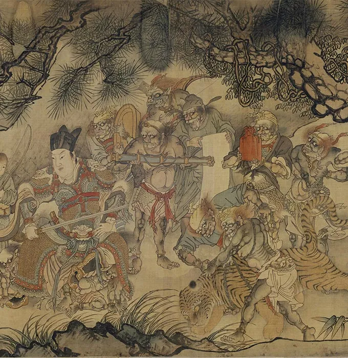 二郎神搜山图卷_10