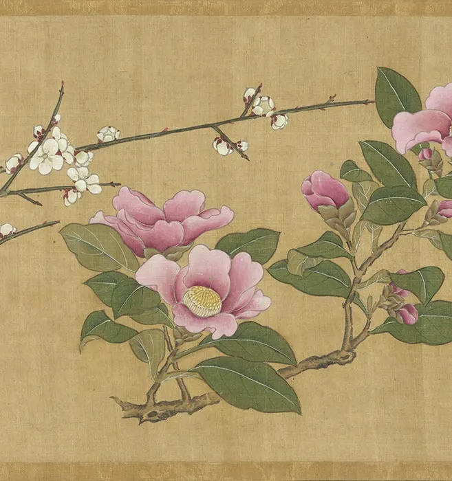 明周之冕花卉卷_03