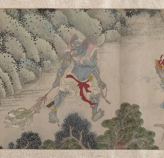 明郑重二郎神搜山图_15
