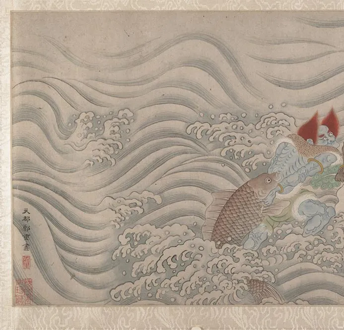 明郑重二郎神搜山图_04