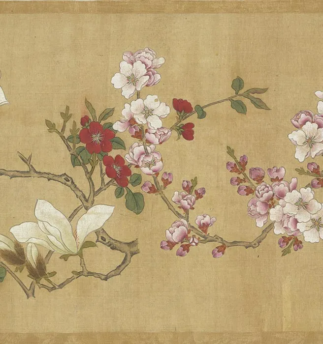 明周之冕花卉卷_16