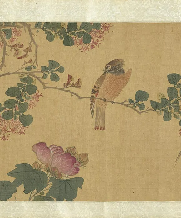 周之冕花鸟画卷_06