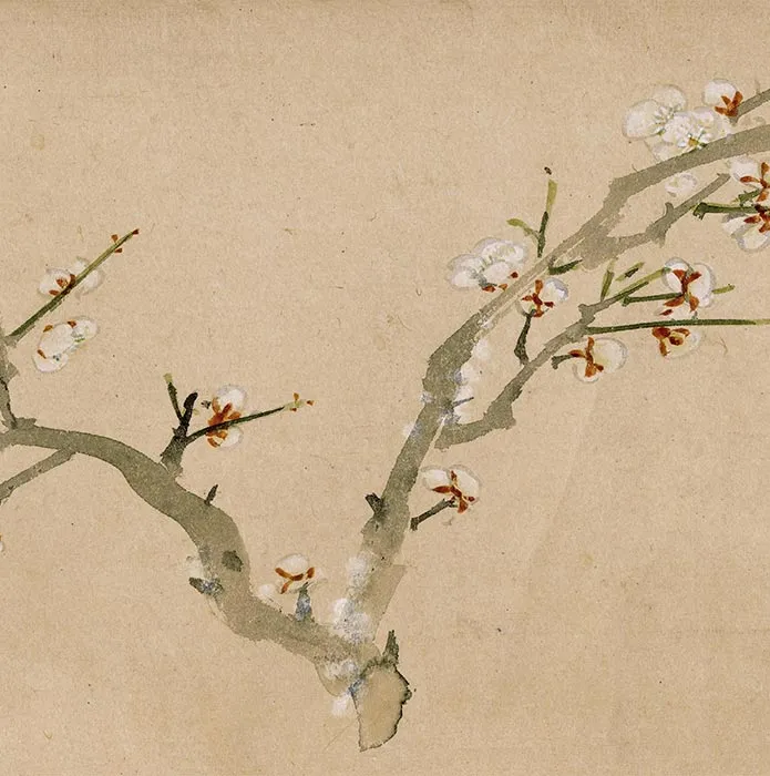 周之冕花卉画《群英吐秀图》卷_02