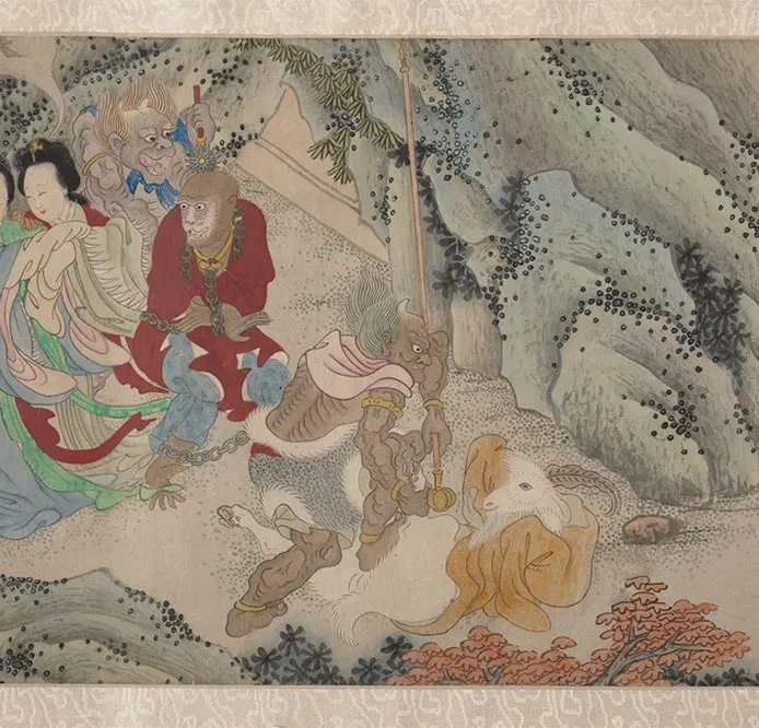 明郑重二郎神搜山图_14