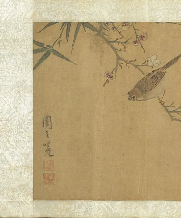 周之冕花鸟画卷_01