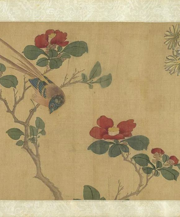 周之冕花鸟画卷_03