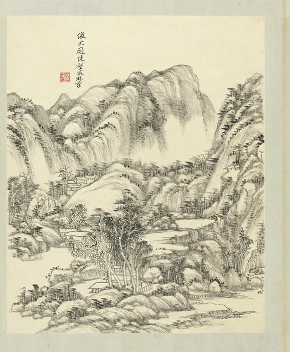 清王原祁仿宋元人山水册_11