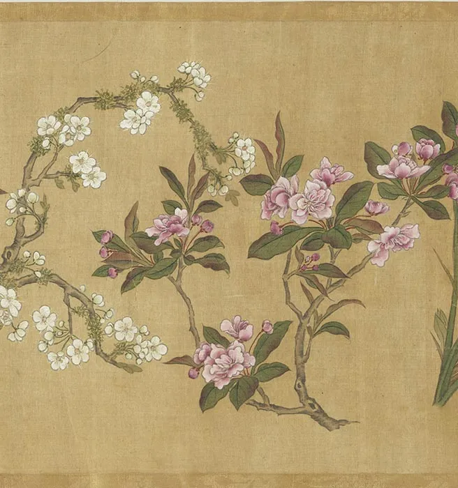 明周之冕花卉卷_14