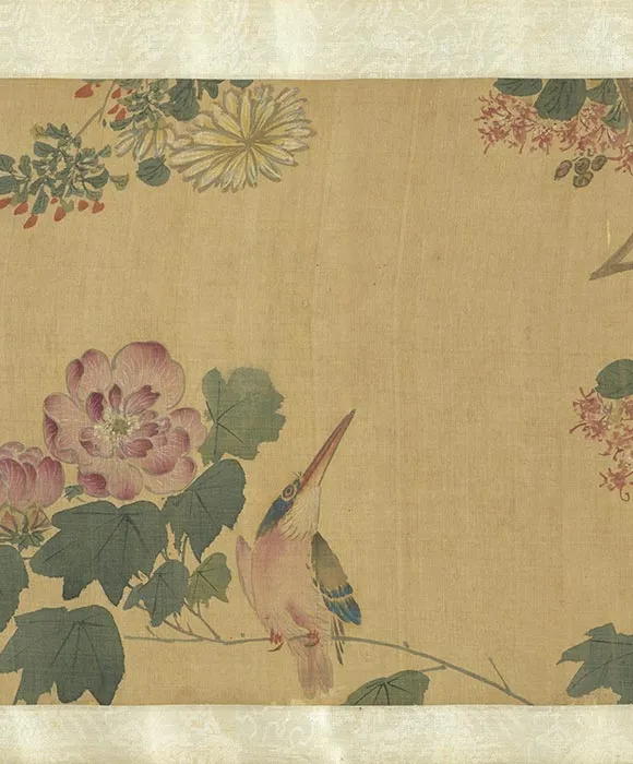 周之冕花鸟画卷_05
