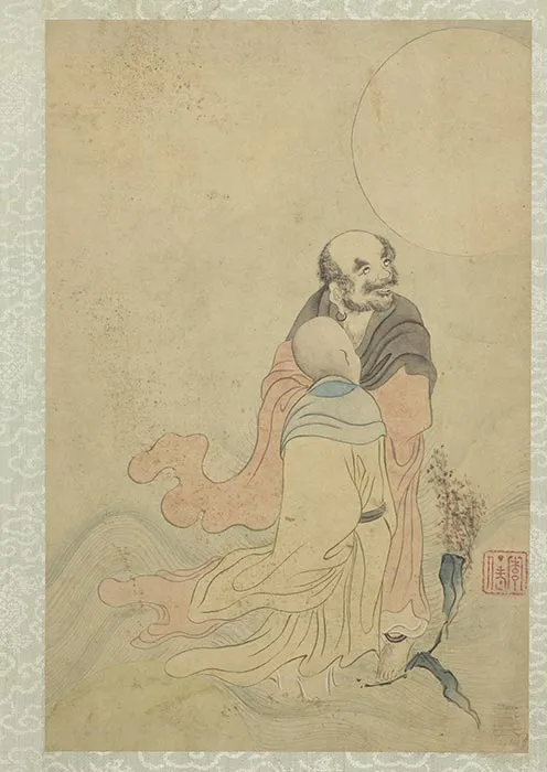 石涛人物画画罗汉册_10