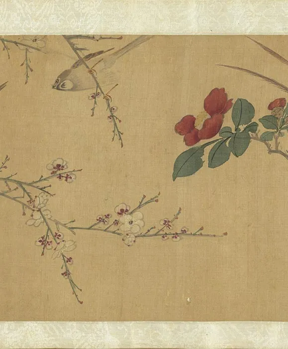 周之冕花鸟画卷_02