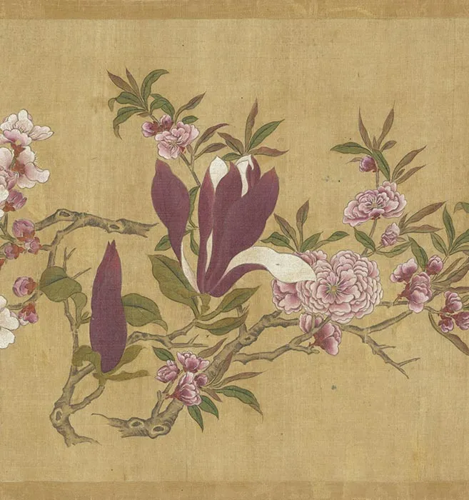明周之冕花卉卷_17