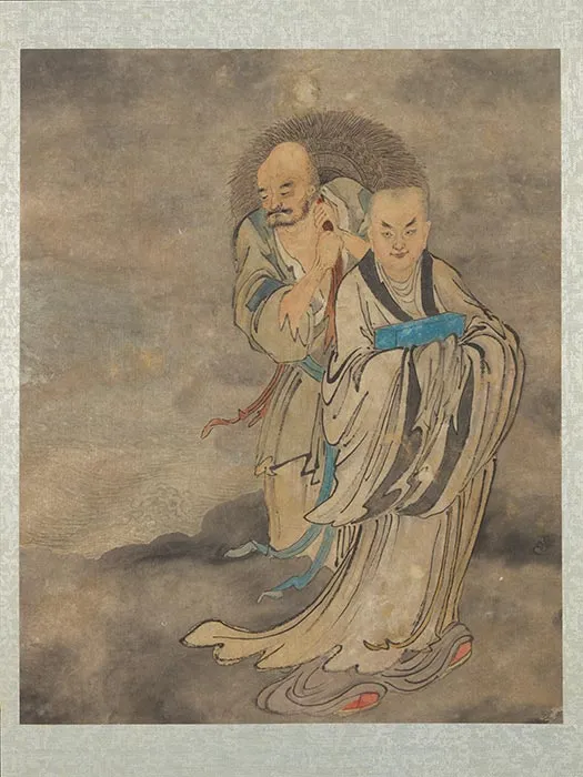 郑重《十八应真像》册-(3)