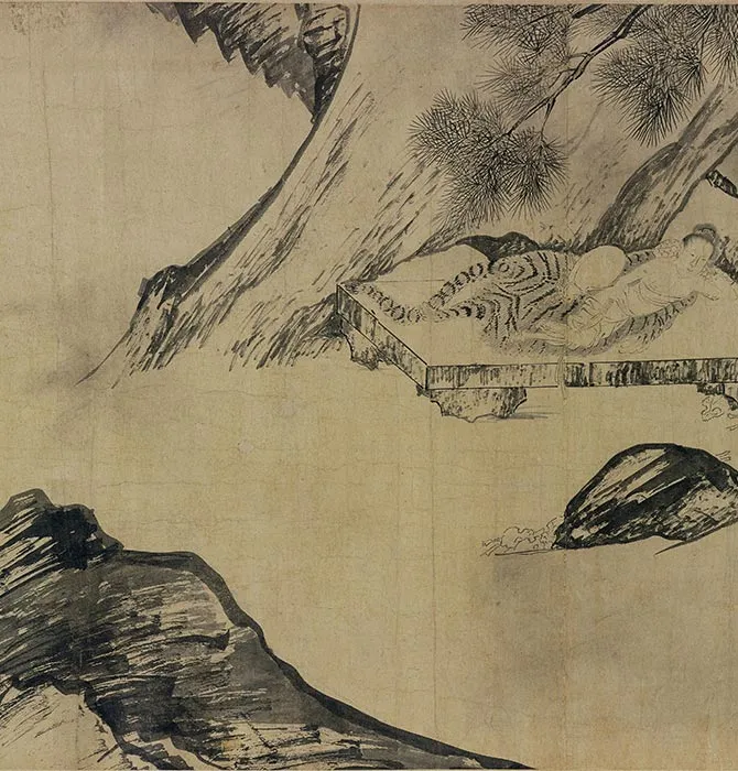 明代《搜山图》白描卷_04