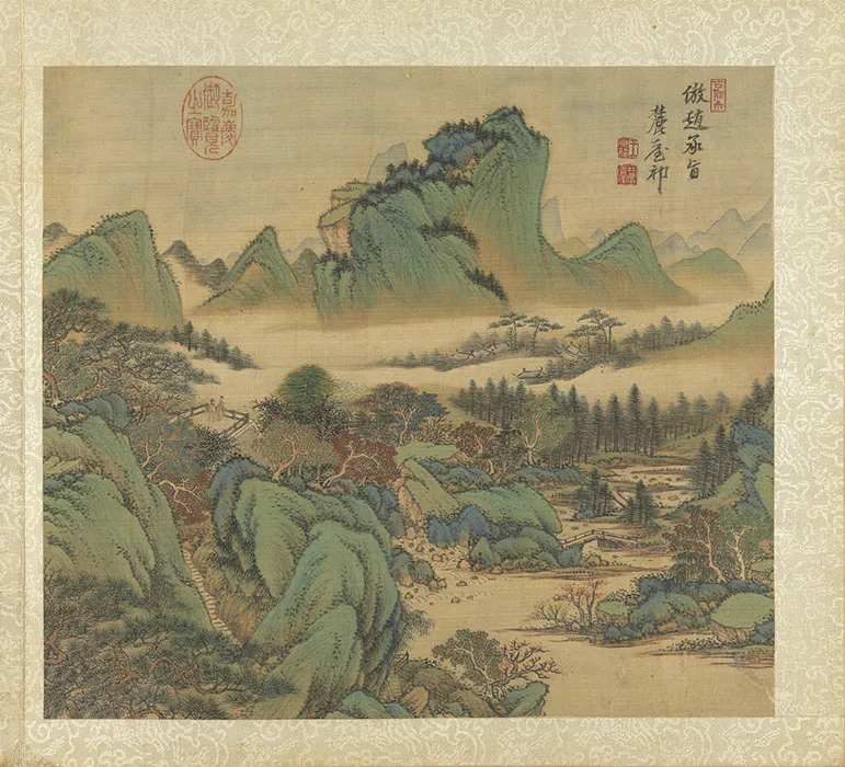 清王原祁仿古山水冊_11