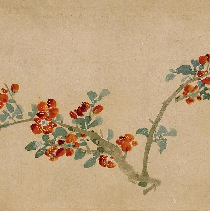 周之冕花卉画《群英吐秀图》卷_17