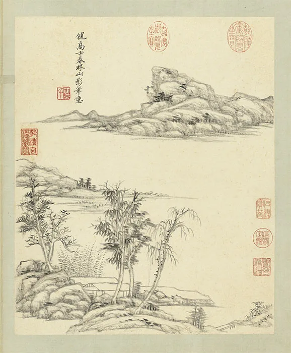 清王原祁仿宋元人山水册_17
