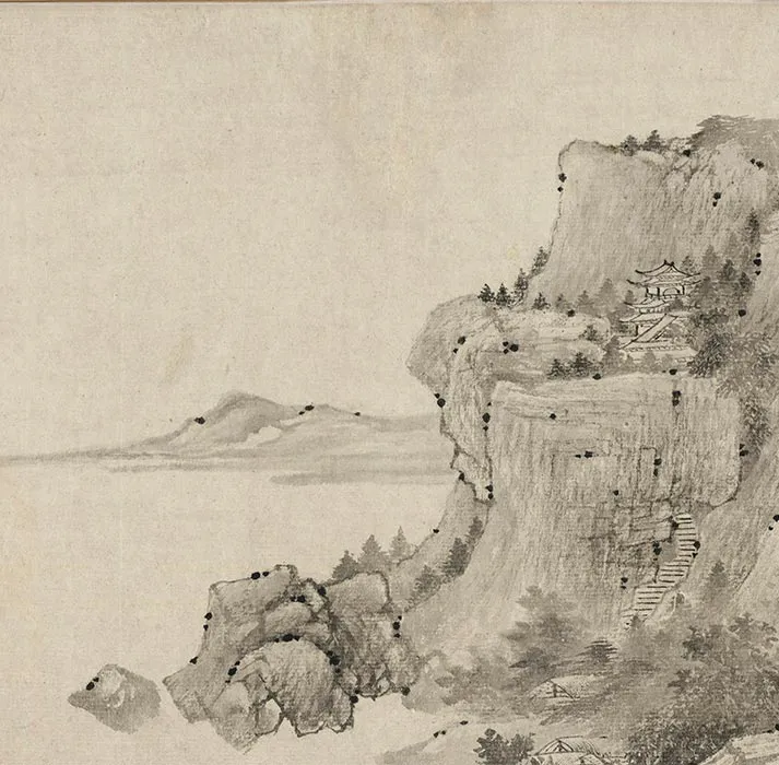 陈叔起、王绂合绘山水画《潇湘秋意图》卷_18