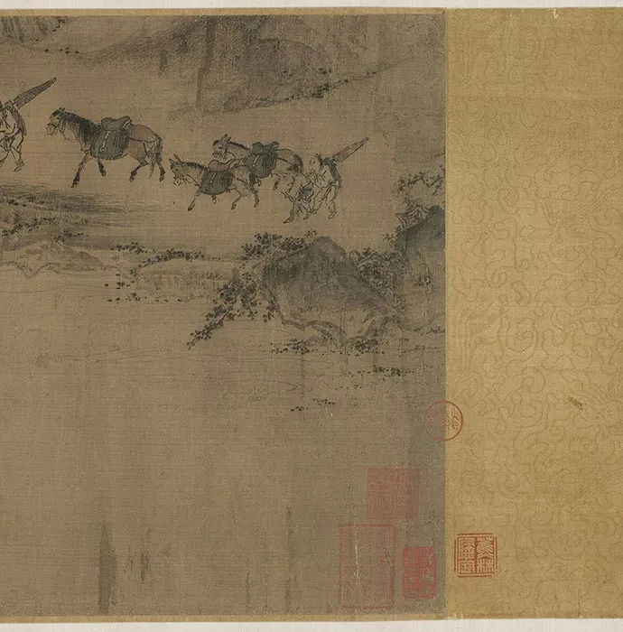 马远《西园雅集图》卷_11