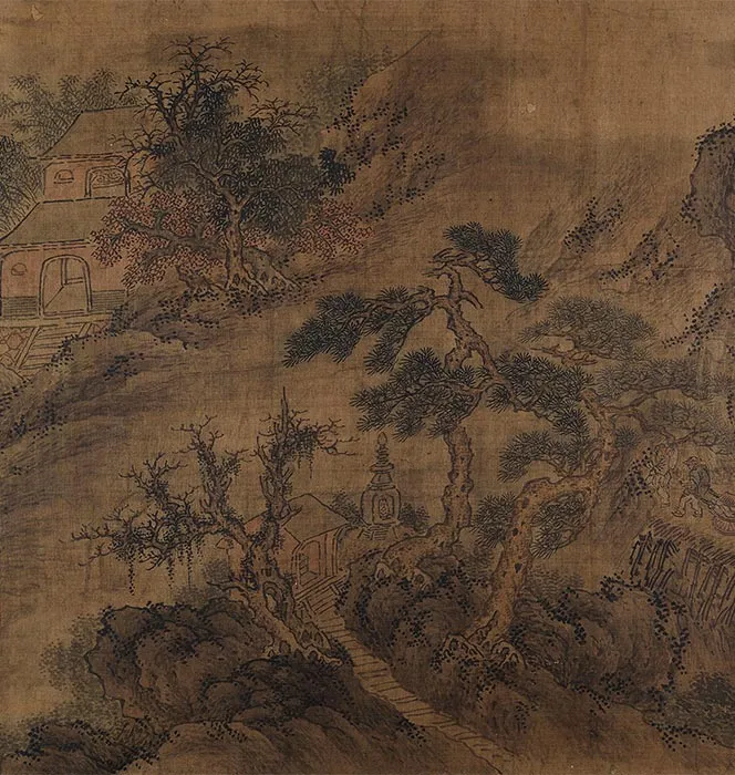 明佚名(旧传燕文贵)溪山行旅图卷_08