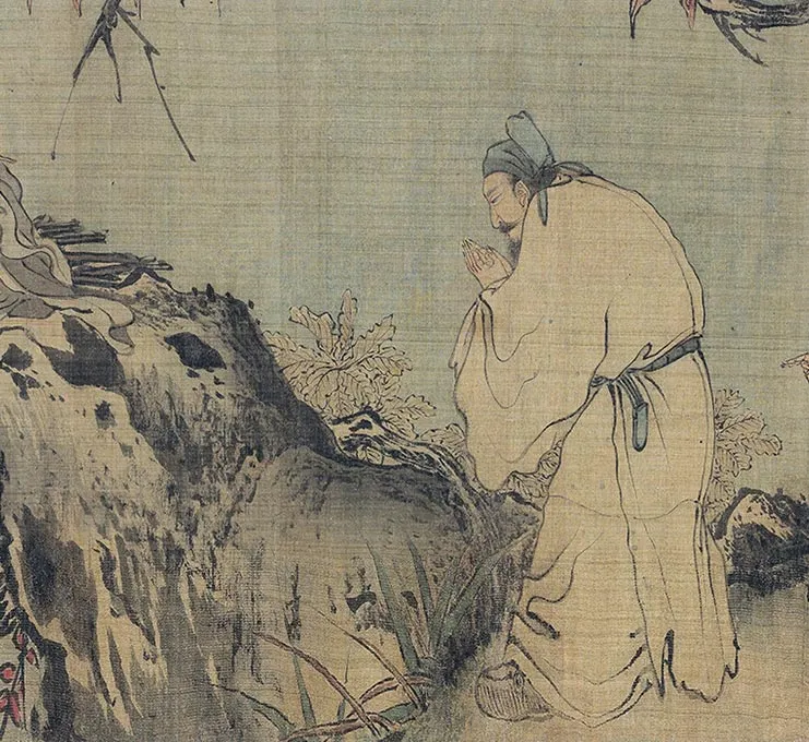 梁楷《八高僧图》卷_18