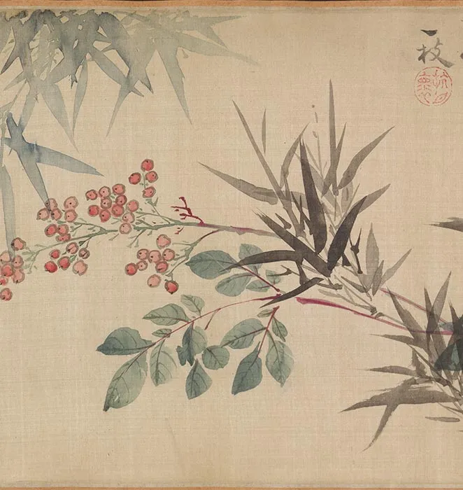 王穀祥四季花卉图卷_05