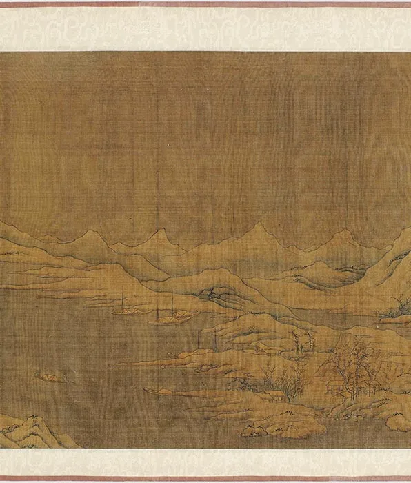 传北宋燕文贵摹唐王右丞江干雪霁图卷_05