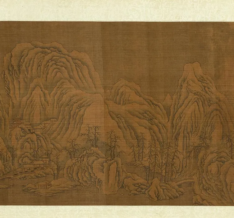 宋燕文贵画江山雪霁图卷_08