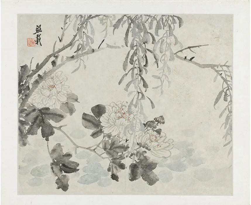 吴熙载(吴让之)花卉册_06